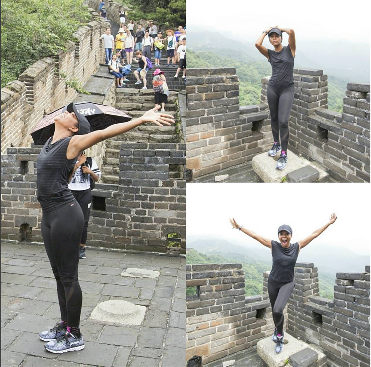 Gabrielle Union Climbs the Great Wall of China, Gives Us Total #TravelGoals!
